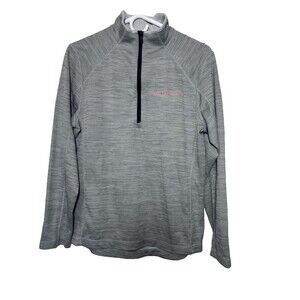 Vineyard Vines Performance Half Zip Pullover Men's Small Gray Long Sleeves